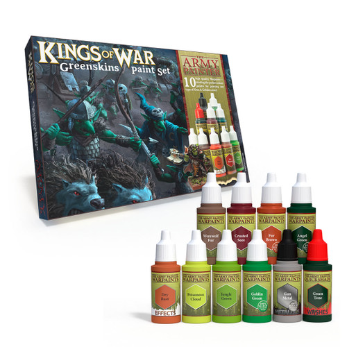 Army Painter Warpaints Kings of War Greenskins paint set