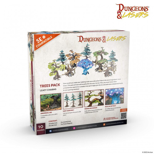 Archon Studio Dungeons & Lasers Trees Pack Expansion Set
