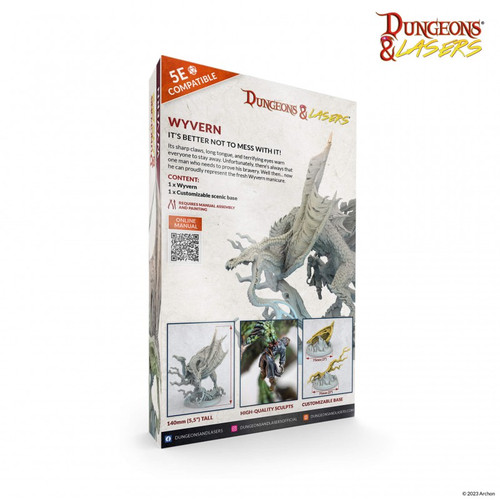 Archon Studio Dungeons & Lasers Dragons Wyvern Miniature