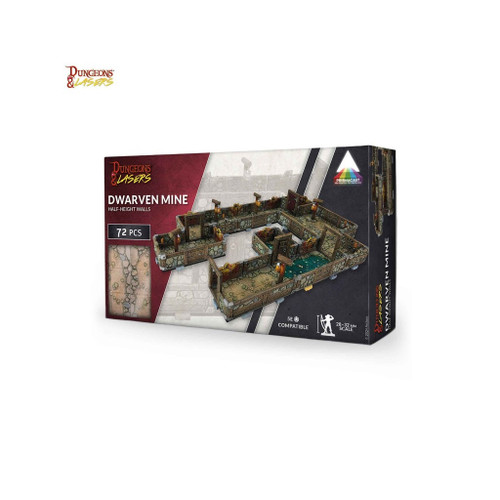 Archon Studio Dungeons and Lasers: Dwarven Mine: Pre-painted (D&L: PrismaCast Pre-Painted Terrains")