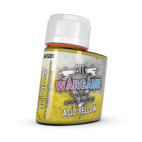 AK Interactive Wargame Enamel Liquid Pigments Acid Yellow 35ml