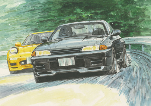 Fujimi 1/24 Initial D, Skyline GT-R V specII (BNR32) Takeshi Nakazato
