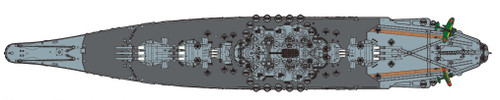 Fujimi 1/700 	IJN Battleship Yamato (Black Deck) w/Photo-Etched Parts