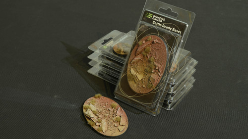 Gamers Grass Battle Ready Bases - Badlands - Oval 105mm (x1) Gamers Grass Battle Ready Bases - Badlands - Oval 105mm (x1)