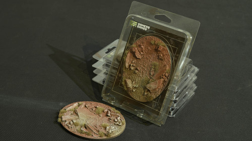 Gamers Grass Battle Ready Bases - Badlands - Oval 120mm (x1) Gamers Grass Battle Ready Bases - Badlands - Oval 120mm (x1)