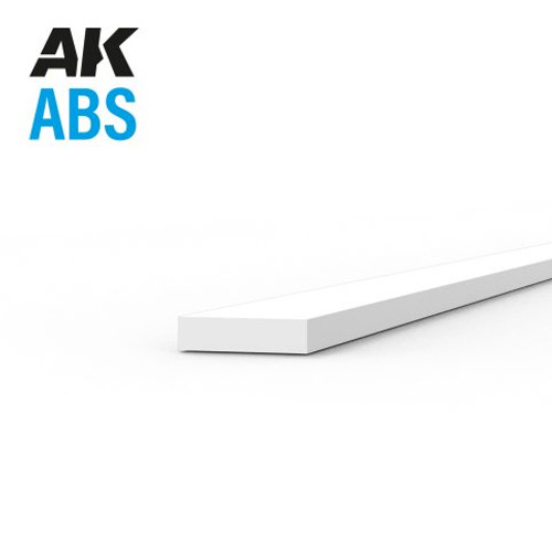 AK Interactive ABS Strip - 0.50 x 2.00 x 350mm x 10 units