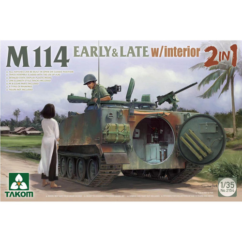 1/35 M114 Early & Late w/Interior 2 in 1
