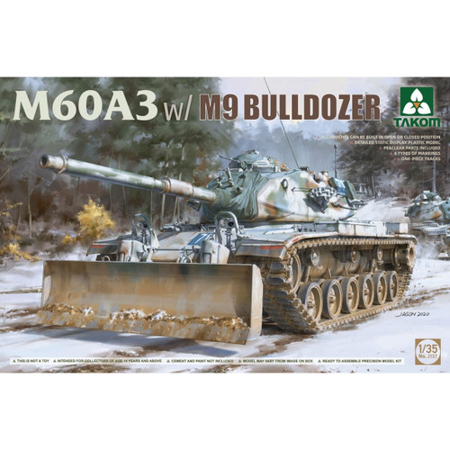 1/35 M60A3 w/M9 Bulldozer