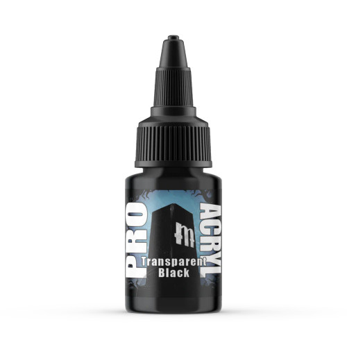 Monument Hobbies Pro Acryl Standard Transparent Black 22ml Monument Hobbies Pro Acryl Standard Transparent Black 22ml