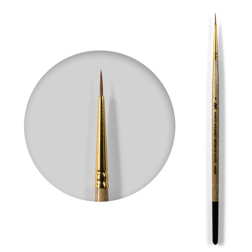 AK Interactive Marta Kolinsky Brush #1 Short