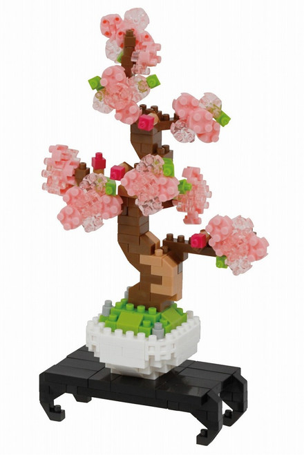 Nanoblock Culture Sights to See Bonsai Sakura Building Block Figure