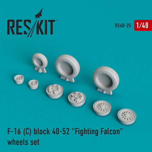 Res/Kit 1/48 F-16 (C) Block 40-52 Fighting Falcon Wheels Set