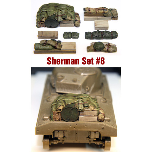 Value Gear SH008 Sherman Engine Deck Set #8 (8 Pieces)