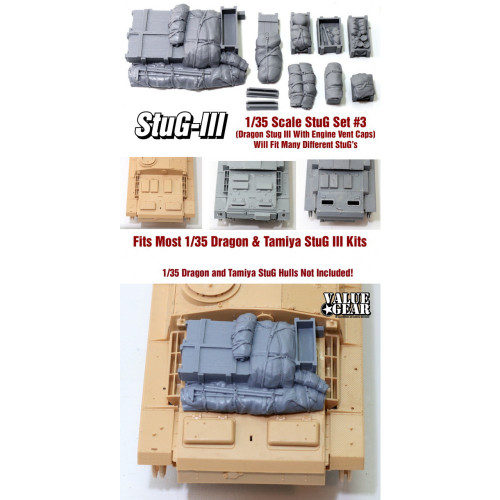 Value Gear STG03 StuG III Set #3 (For Dragon & Tamiya Hulls With Engine Vent Caps)