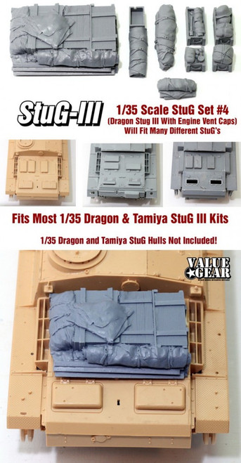 Value Gear STG04 StuG III Set #4 (For Dragon & Tamiya Hulls With Engine Vent Caps)