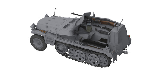 Das Werk 1/16 Scale Sd.Kfz.250/1 Ausf A German WWII Halftrack Model Kit