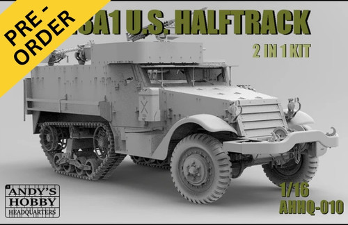 Andy's Hobby Headquarters 1/16 M3/M3A1 US Halftrack (2 in 1)