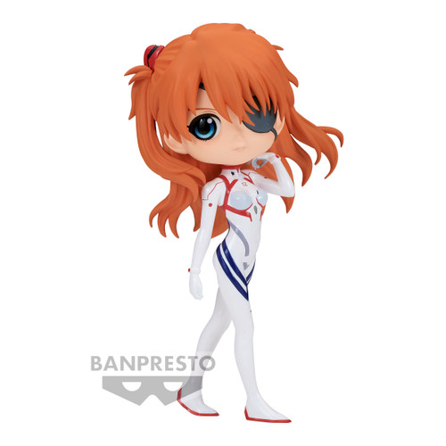 Bandai X Banpresto Evangelion:3.0+1.0 Asuka Shikinami Langley Plugsuit Style Ver. B Q-Posket Figure