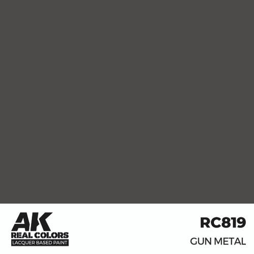 AK Interactive Real Colors Gun Metal 17 ml.