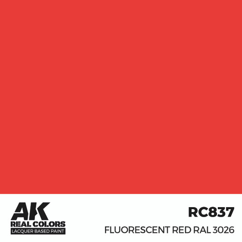 AK Interactive Real Colors Fluorescent Red RAL 3026 17 ml.