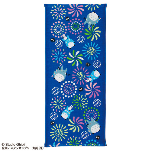 Marushin Studio Ghibli My Neighbor Totoro Flower Fireworks Imabari Gauze Face Towel