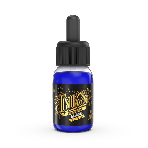 AK Interactive The INKS Fluor Blue 30ml