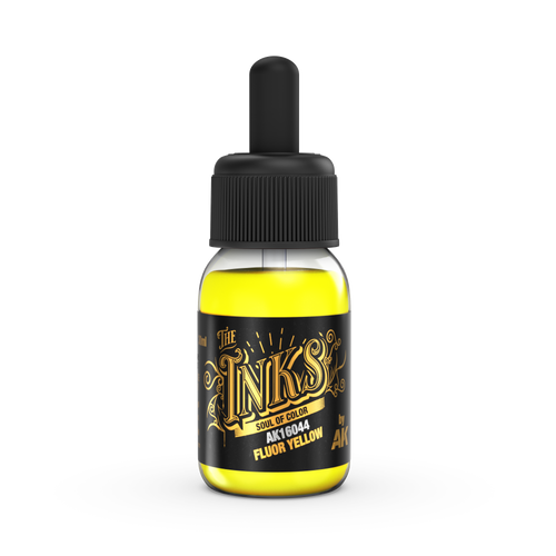 AK Interactive The INKS Fluor Yellow 30ml