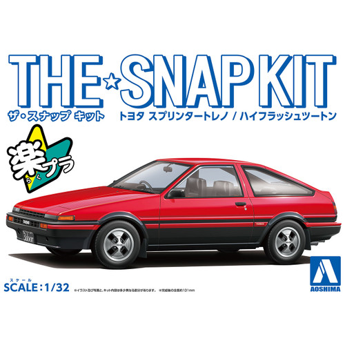 Aoshima 1/32 Snap Kit #11-RB Toyota Sprinter Trueno High-Flash Two-Tone