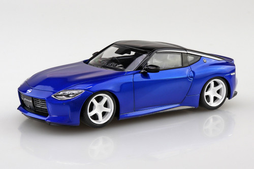 Aoshima 1/32 SNAP KIT #17CU-SB Nissan RZ34 Fairlady Z Custom Wheel Seiran Blue