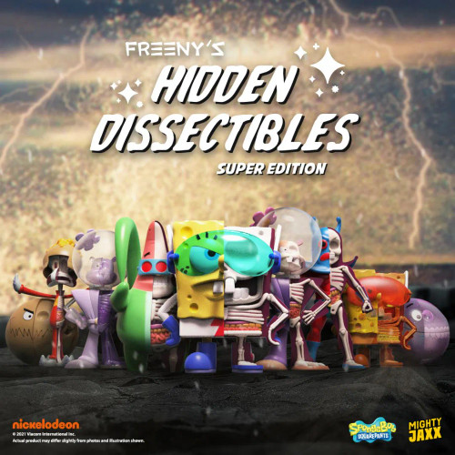 Mighty Jaxx Freeny’s Hidden Dissectibles: SpongeBob SquarePants Series 4 (Super Edition) (Blind Box of 12)