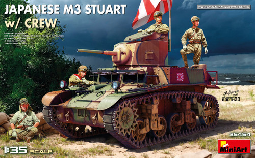 MiniArt 1/35 Japanese M3 Stuart with Crew