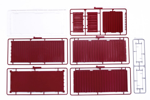 Fujimi 1/24 20ft Container Maroon