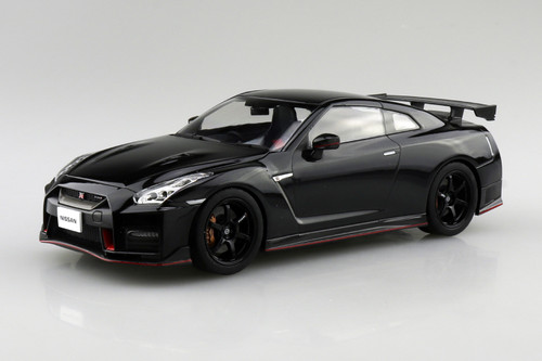 Aoshima 1/24 Snap Car #05-MB 1/24 R35 Nissan GT-R Nismo 2017 Meteor Flake Black Pearl