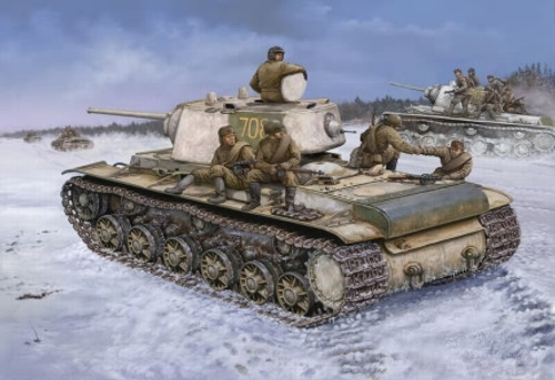 Hobby Boss 1/48 Russian KV-1 1942 Heavy Cast Turret tank Hobby Boss 1/48 Russian KV-1 1942 Heavy Cast Turret tank