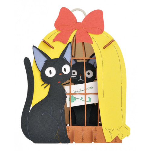 Ensky Paper Theater PT-085X JIJI in Cage "Kiki's Delivery Service"