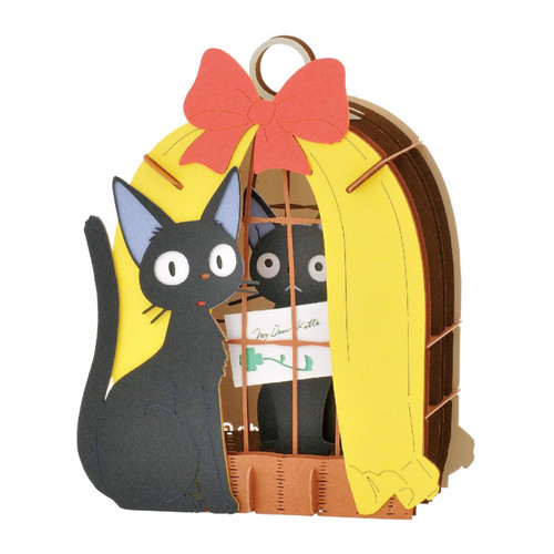 Ensky Paper Theater PT-085X JIJI in Cage "Kiki's Delivery Service"