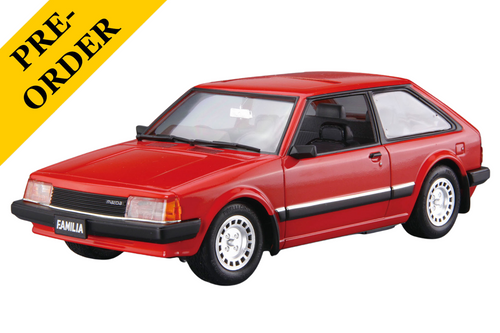 Aoshima 1/24 Model Car #80 Mazda BD Familia XG '80