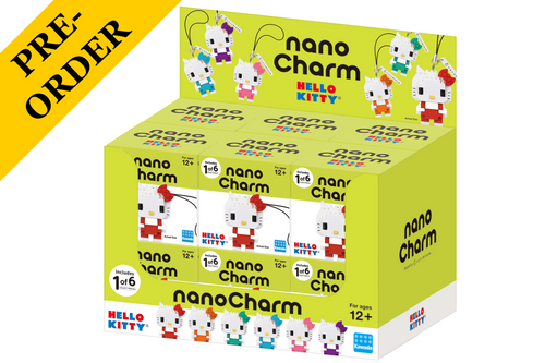 Nanoblock nanoCharm Hello Kitty Colors (Blind Box/12) "Sanrio"