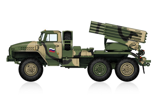 Hobby Boss 1/72 Russian BM-21 Grad Late Version Hobby Boss 1/72 Russian BM-21 Grad Late Version