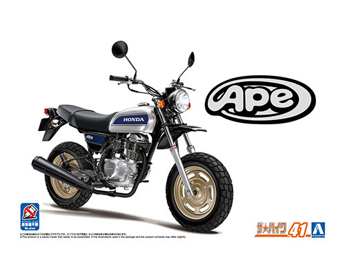 Aoshima 1/12 Bike #41 Honda HC07 APE 100 Deluxe '08