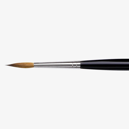 Da Vinci Watercolor Series 35 Maestro Kolinsky Brush  Long Tapered Round, Short Handle, Size 5