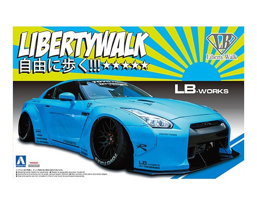 Aoshima 1/24 Liberty Walk #09 LB Works Nissan R35 GT-R Ver. 1