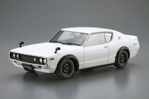 PRE-ORDER Aoshima 1/24 Model Car #15 Nissan KPGC110 Skyline HT2000GT-R '73