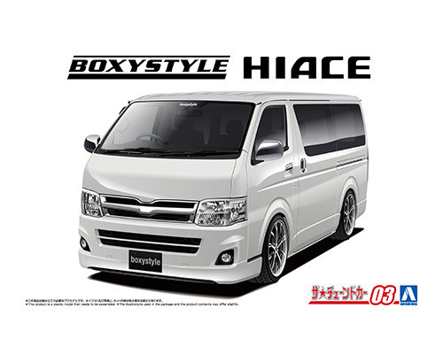 Aoshima 1/24 Tuned Car #03 Toyota Boxystyle TRH200V Hiace Super GL '10