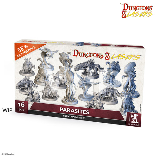PRE-ORDER Archon Studio Dungeons and Lasers Parasites Miniatures