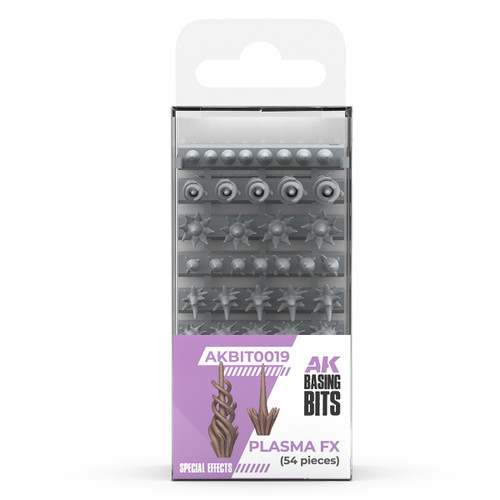 AK Interactive Plasma FX - Basing Bits (54 Pieces)
