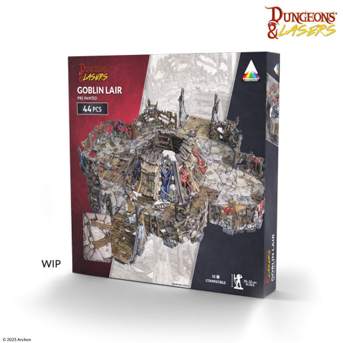 Archon Studio Dungeons & Lasers Goblin Lair Pre-Painted Expansion Set