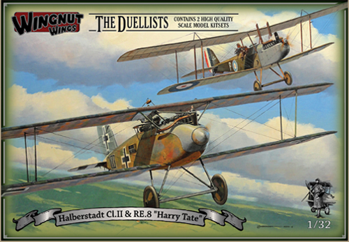 Wingnut Wings 1/32 Scale Halberstadt Cl.II & RE.8 'Harry Tate' Model Kit