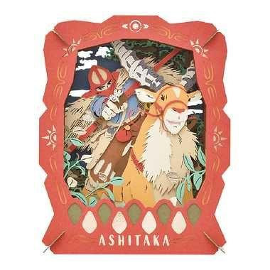 Ensky Paper Theater PT-251 Studio Ghibli Decoration - Ashitaka "Princess Mononoke"