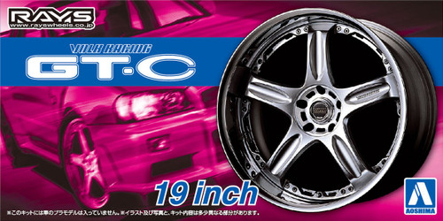 Aoshima 1/24 Tuned Parts #70 Volk Racing GT-C 19 Inch Wheels